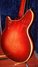 Jan 1968 Rickenbacker 360/6 Mod, Fireglo: Body - Rear