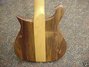Mar 2001 Rickenbacker 650/6 Dakota, Natural Walnut: Body - Rear