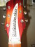 Jun 1980 Rickenbacker 340/6 , Fireglo: Headstock