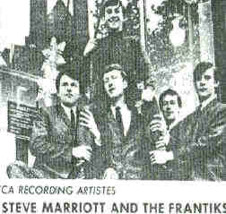 Denis Thompson with Steve Marriott and The Frantiks